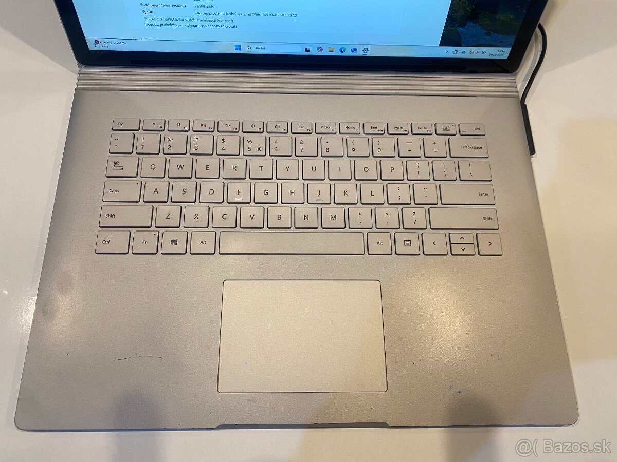 Surface BOOK 2 - 15palců, 16GB, 1TB, GTX1060, tablet, - 2