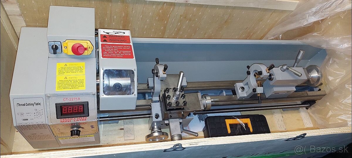 Sústruh (novy) na kov s aut.posuvom 1100W (230V) stred.750mm - 2