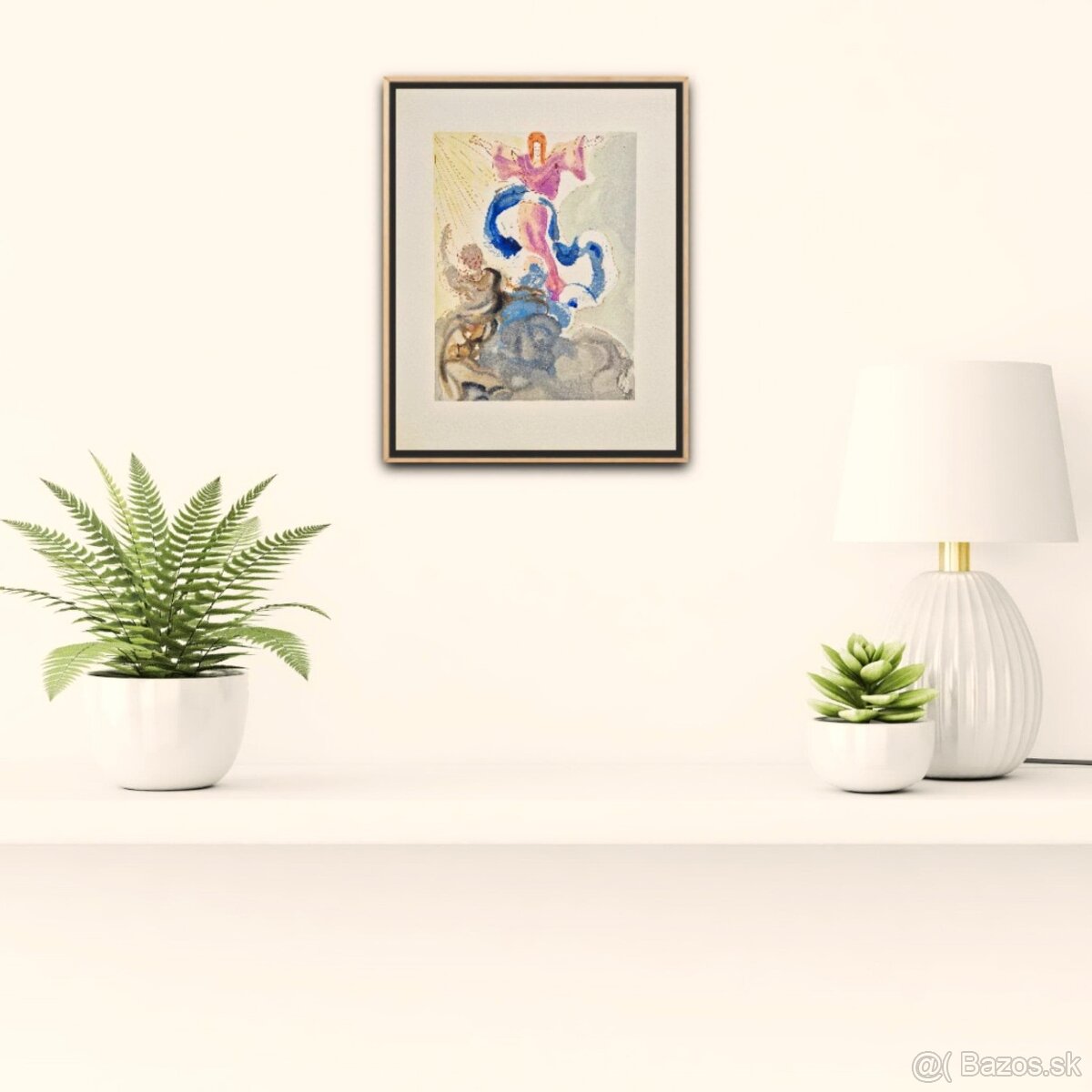 SALVADOR DALI - Nebo (Dante - Božská komédia) surealizmus - 2