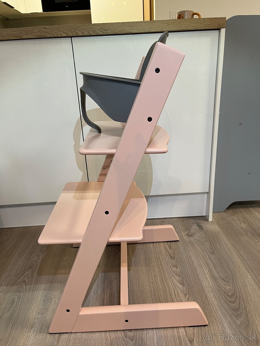 Stokke Tripp Trapp detska rastuca stolicka Serene Pink - 2