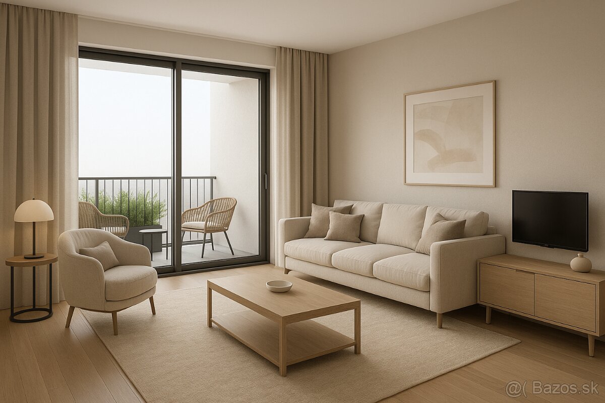 NÁJOM: Zariadený 3-izbový byt, min. 80 m2, parkovanie, BA - 2