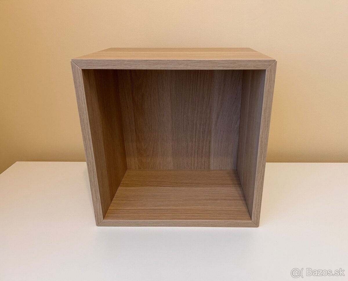 Polica EKET, vzor bielo morený dub, 35x25x35 cm - 2