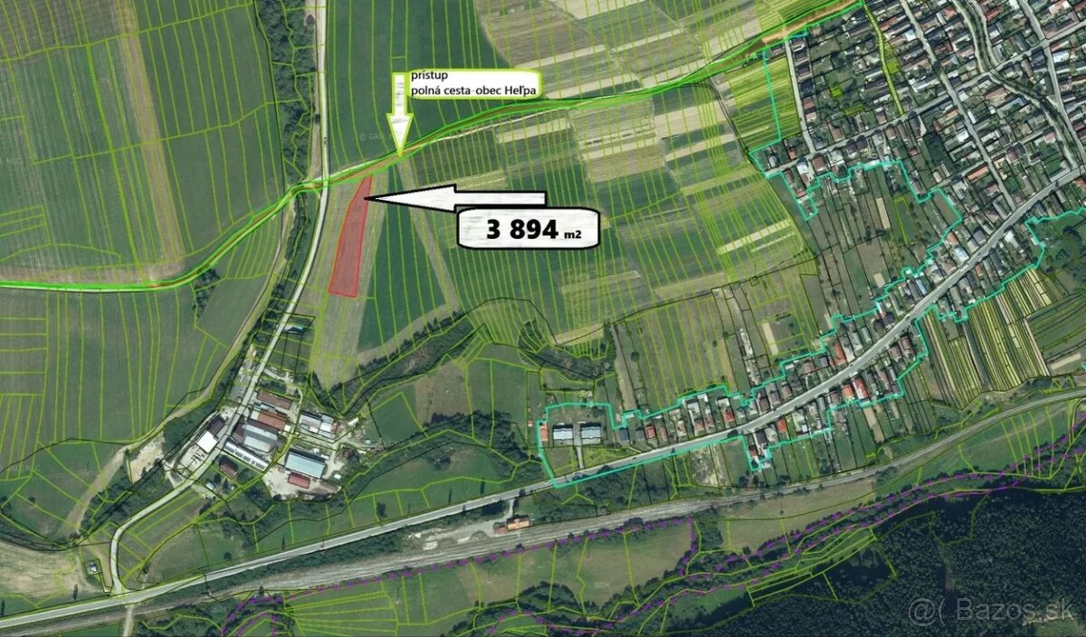 POZEMOK pri obci – HELPA (okres Brezno), POD NÍZKYMI TATRAMI - 2