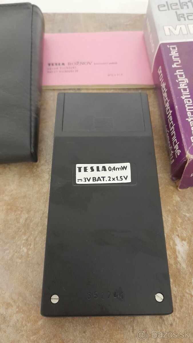 Elektronický kalkulátor MR 610 - 2