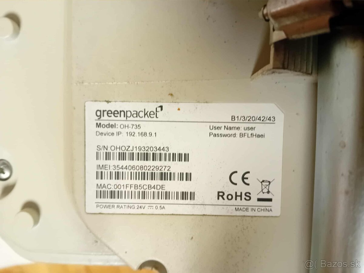 Predám O2 anténu Greenpacket OH735Q - 2