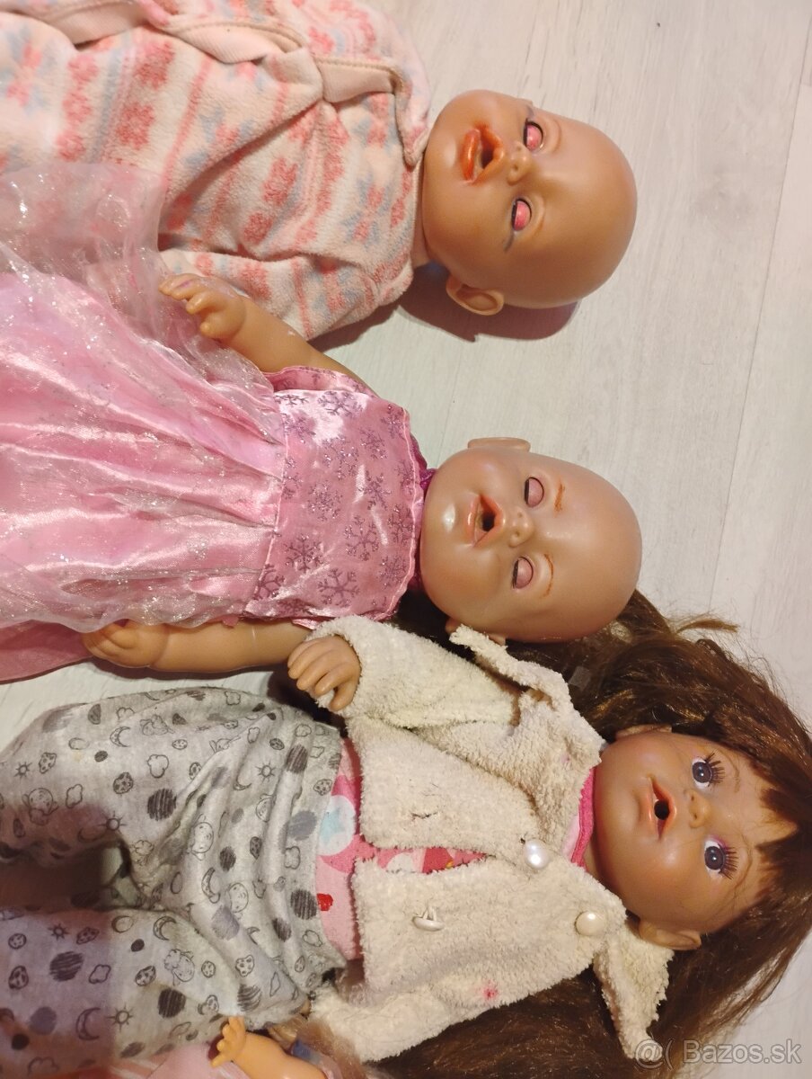 Baby born babiky+príslušenstvo+taburetka - 2