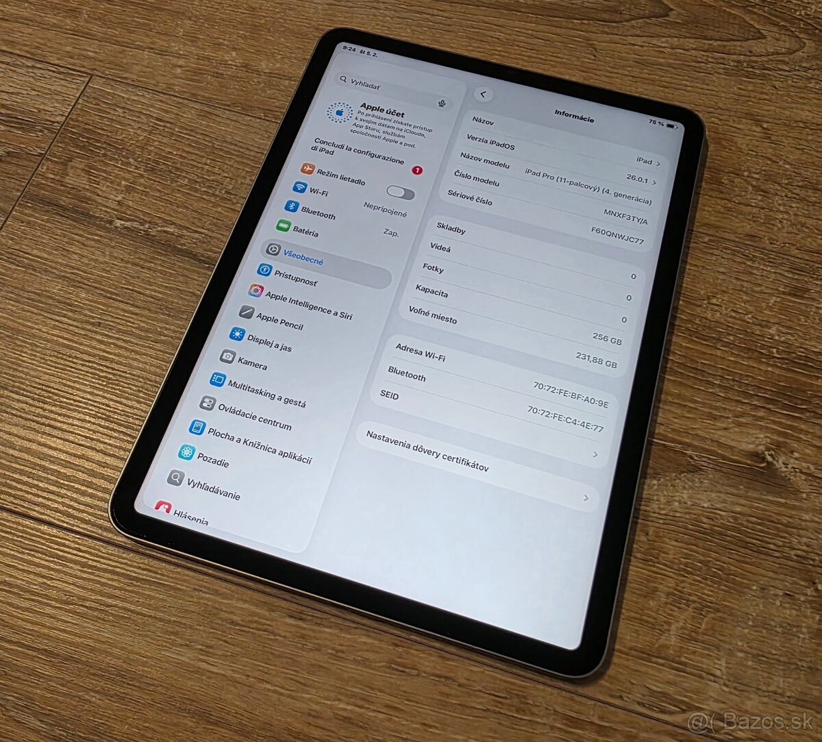 Apple iPad pro 11 4 gen. M2 256gb - 2