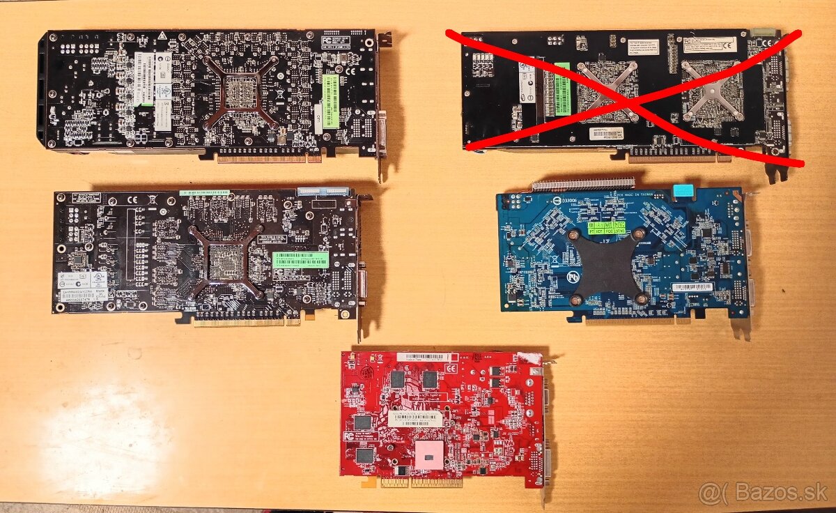 Predám v nálezovom stave rôzne grafické karty - 2