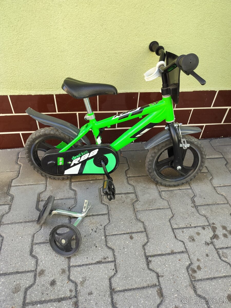 detský bicyklík s pomocnými koliskami - 2