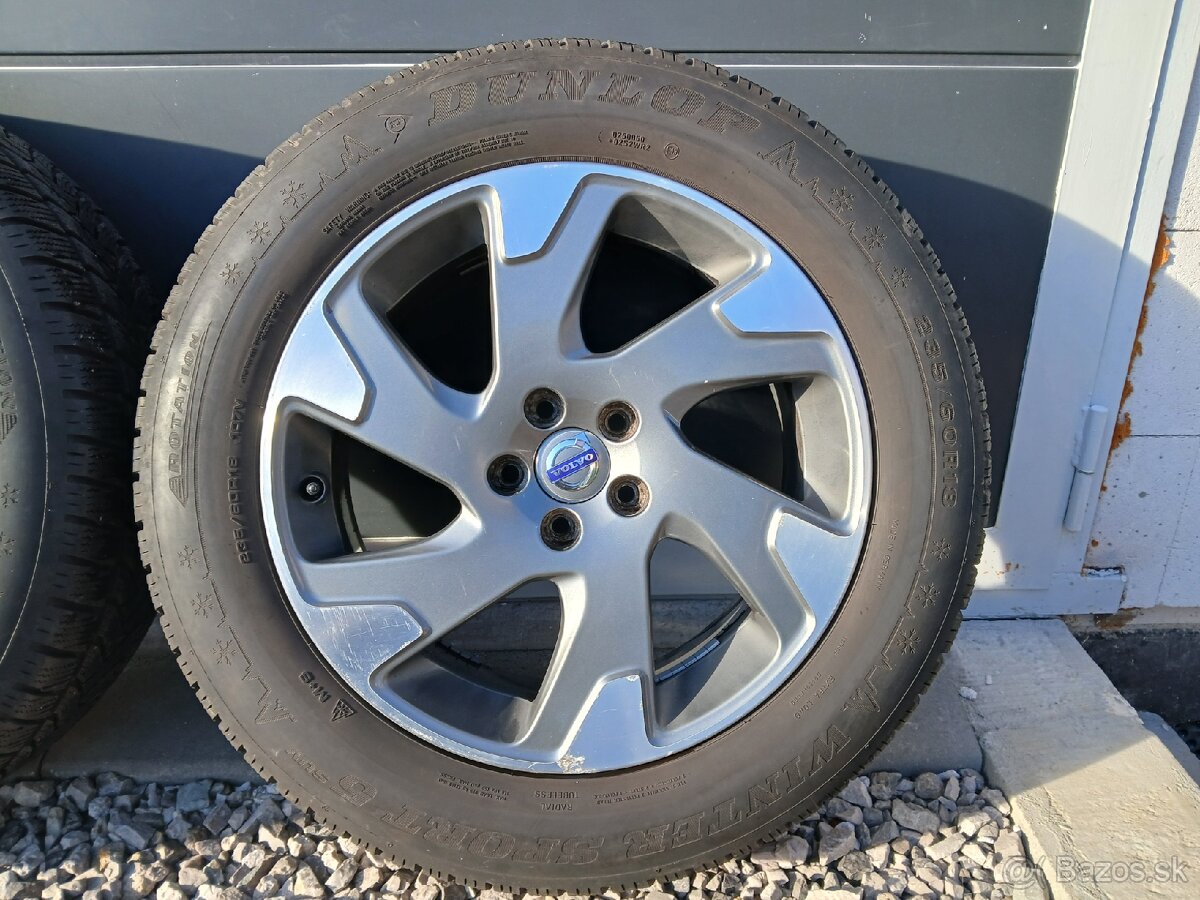Predám alu.disky org.VOLVO na zimných pneu - 2