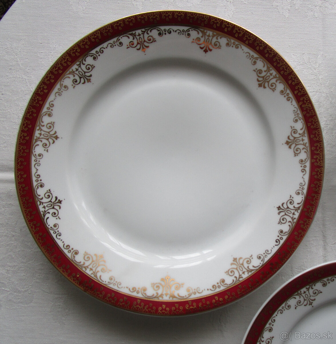 Predám sadu tanierov, karlovarský porcelán-ZĽAVA - 2