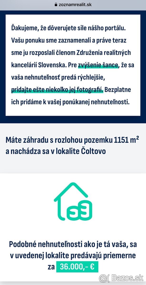 PREDAJ POZEMKU - OVOCNÉHO SADU/Pozemok,záhrada,Predam vymení - 2