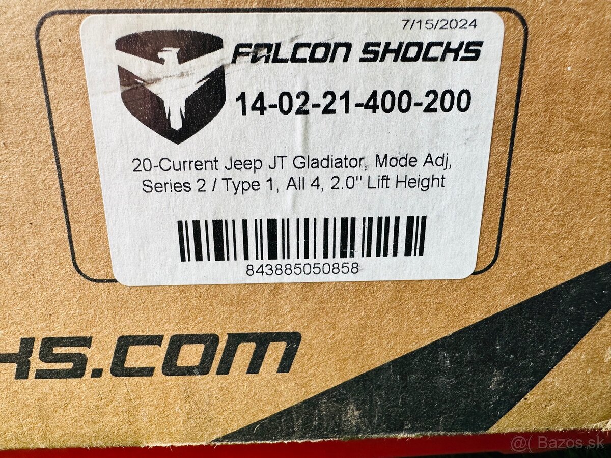 Tlmiče Teraflex Falcon SP2 2.1 Monotube Jeep Gladiator JT - 2