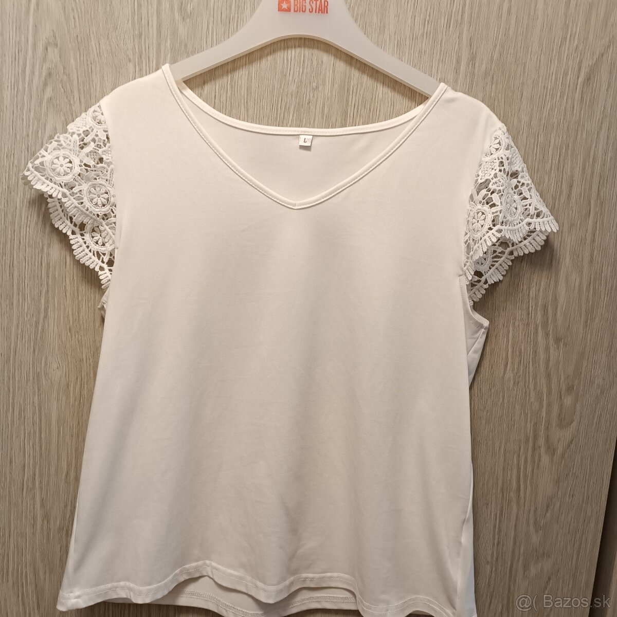 Biele tričko M - L - 2