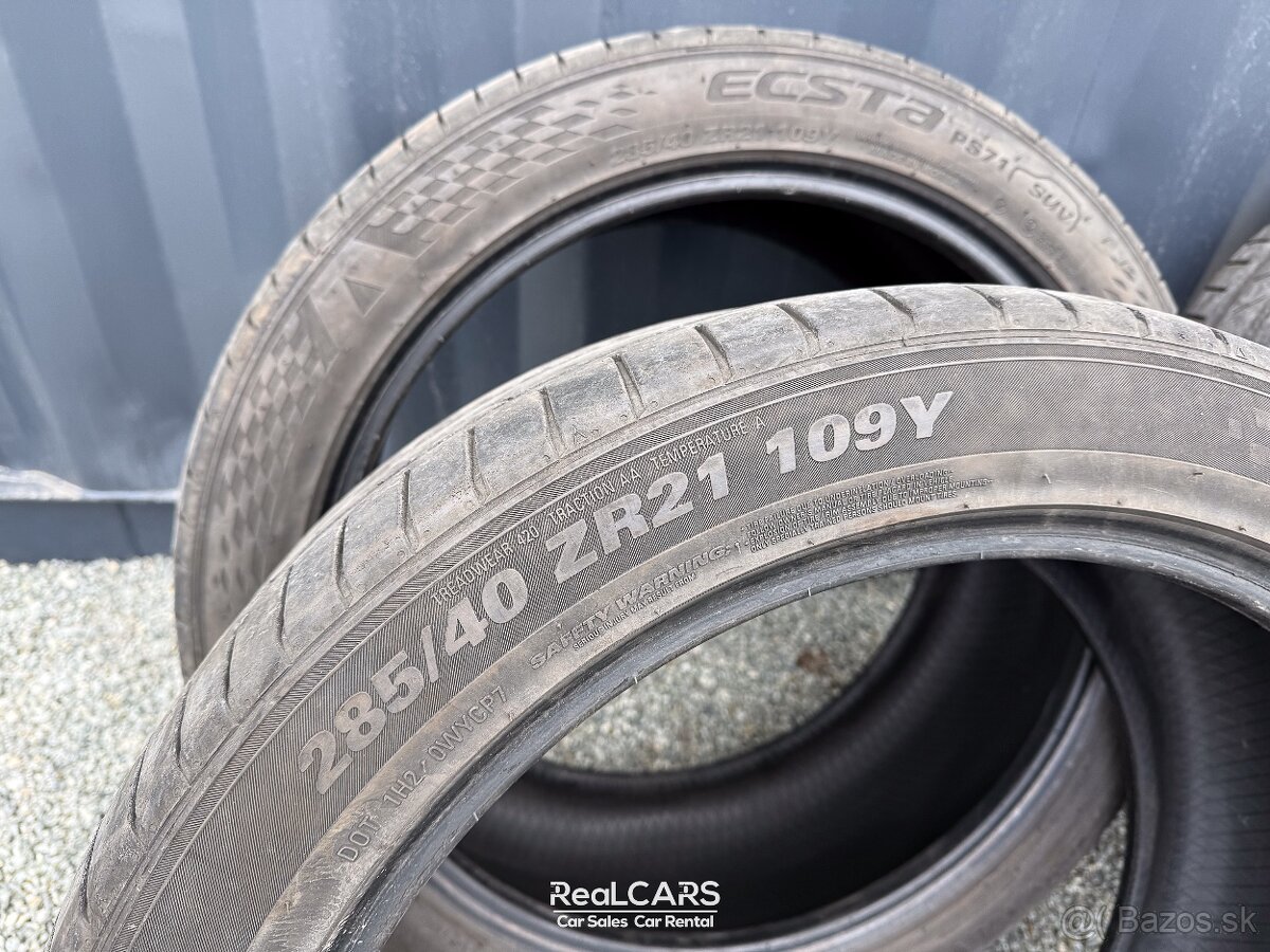 Letne pneumatiky KUMHO ECSTA PS71 285/40 R21 - 2