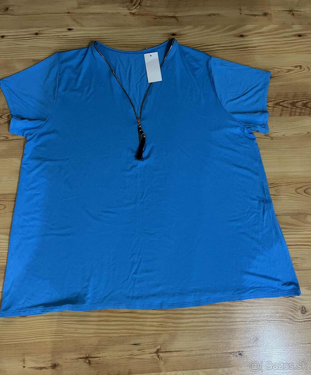 Damske modre tricko - 2