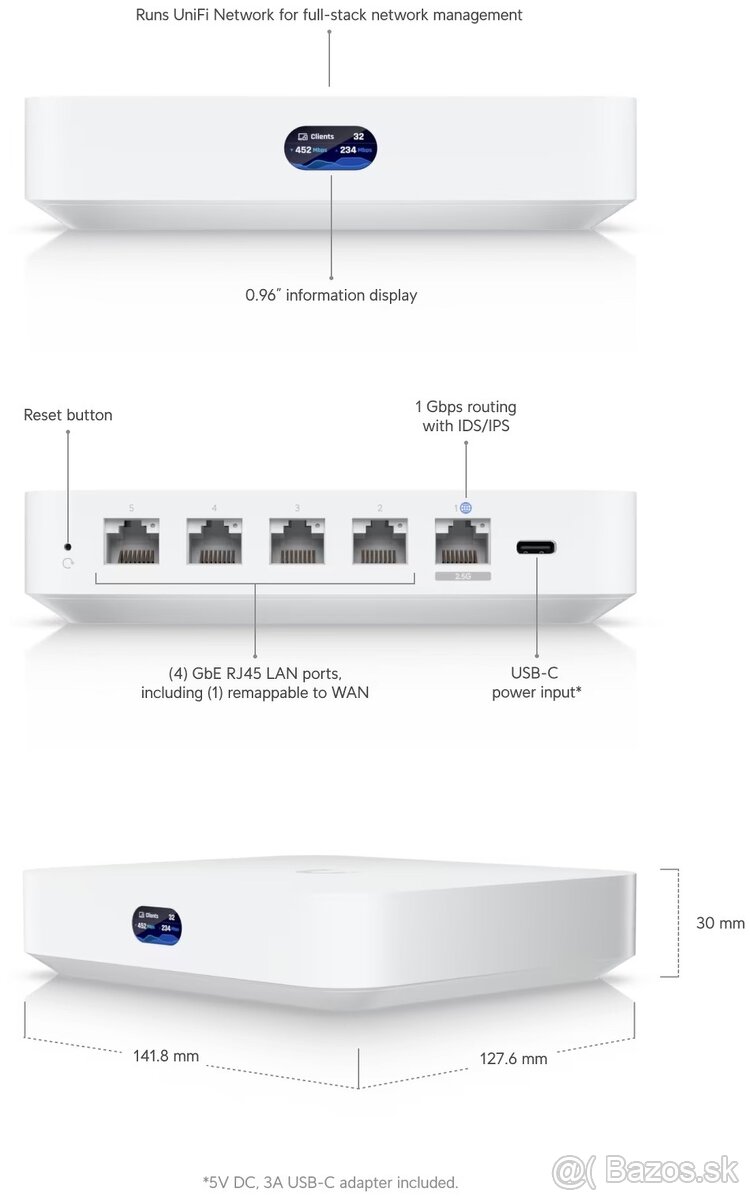 UniFi Cloud Gateway MAX (UniFi gateways podporou IPS/IDS) - 2