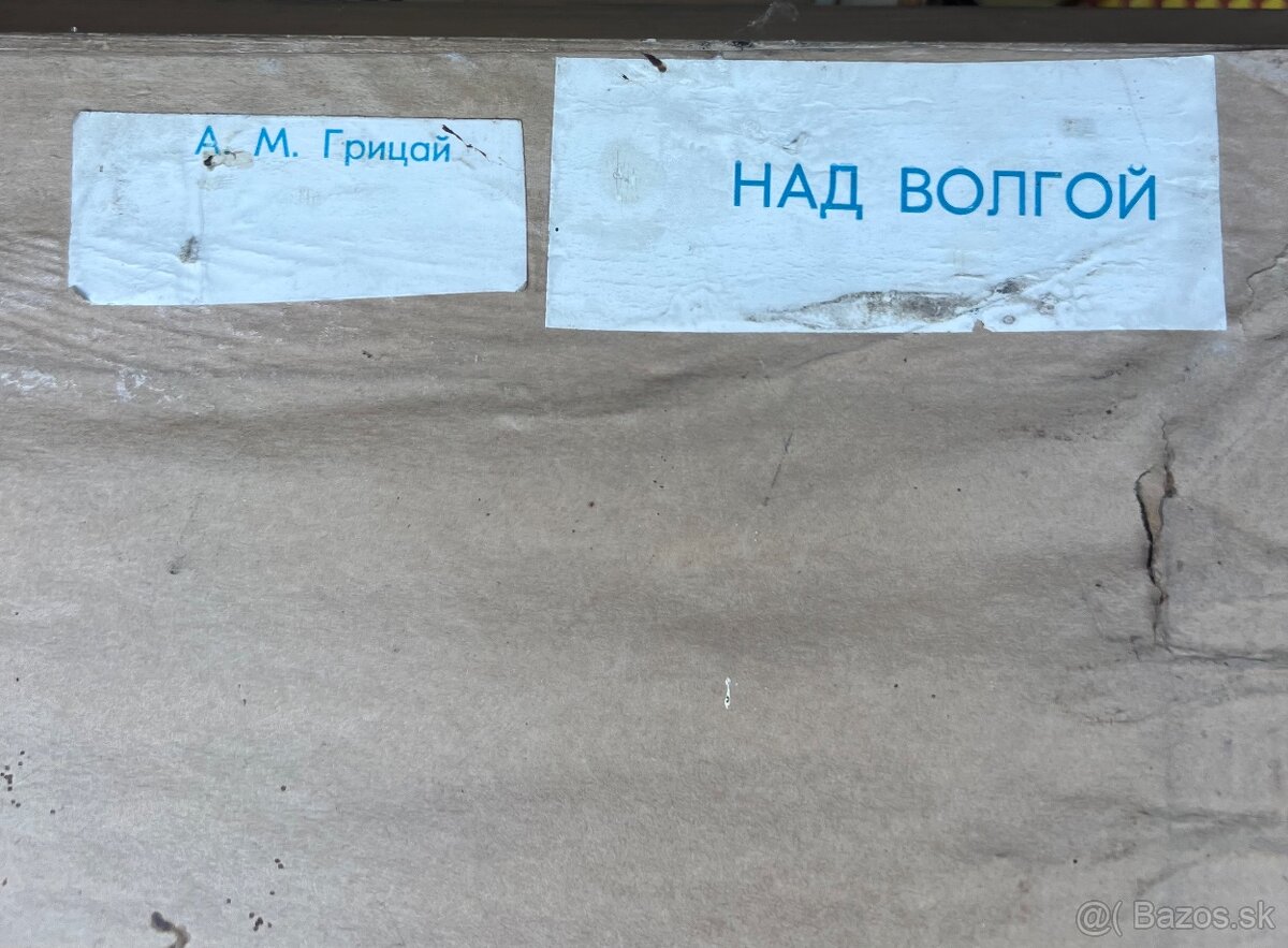 Obraz - krajinka nás Volgou - 2