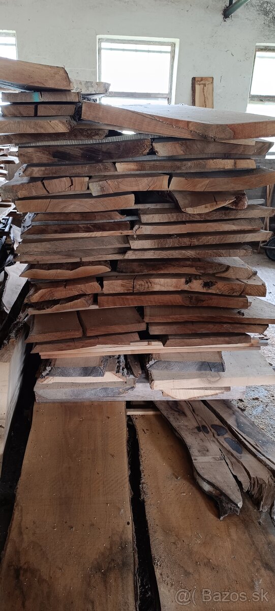 Predám sušené rezivo orech a gaštan, fošne a dosky - 2