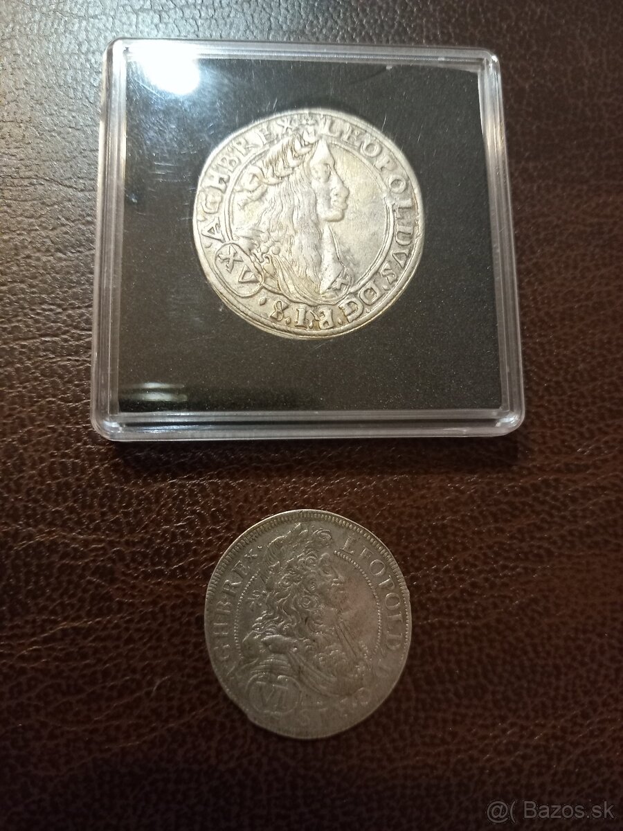 Predám staré strieborné mince Leopold - 2