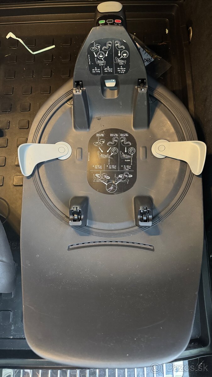 Cybex cloud i-size plus platinum white + isofix - 2