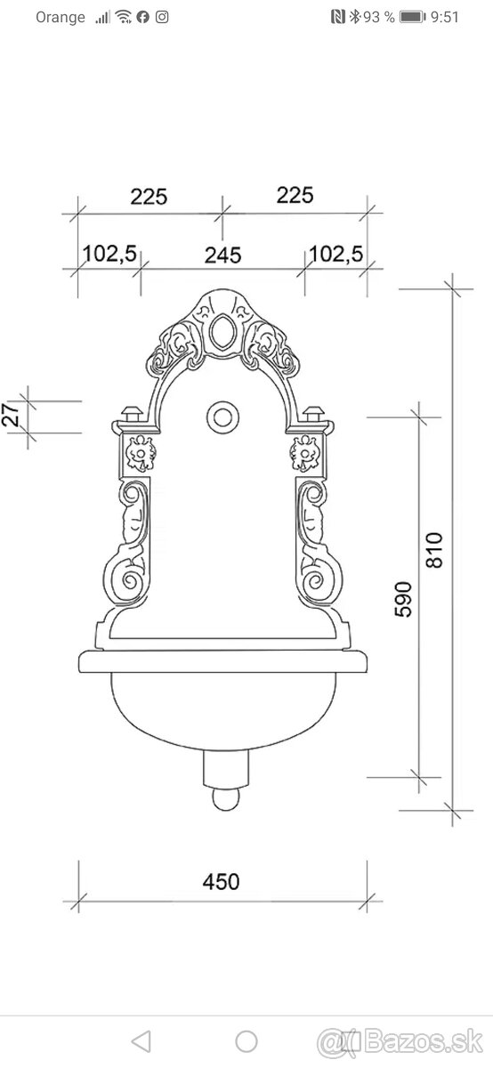 Záhradné umivadlo - 2