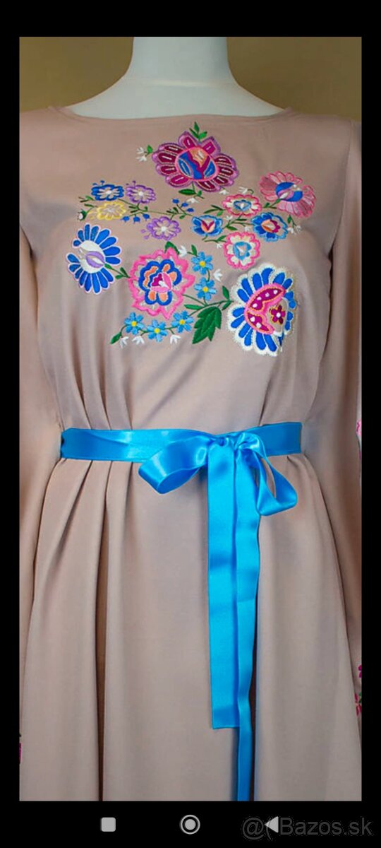Vyšívané šaty Margaret L - 2