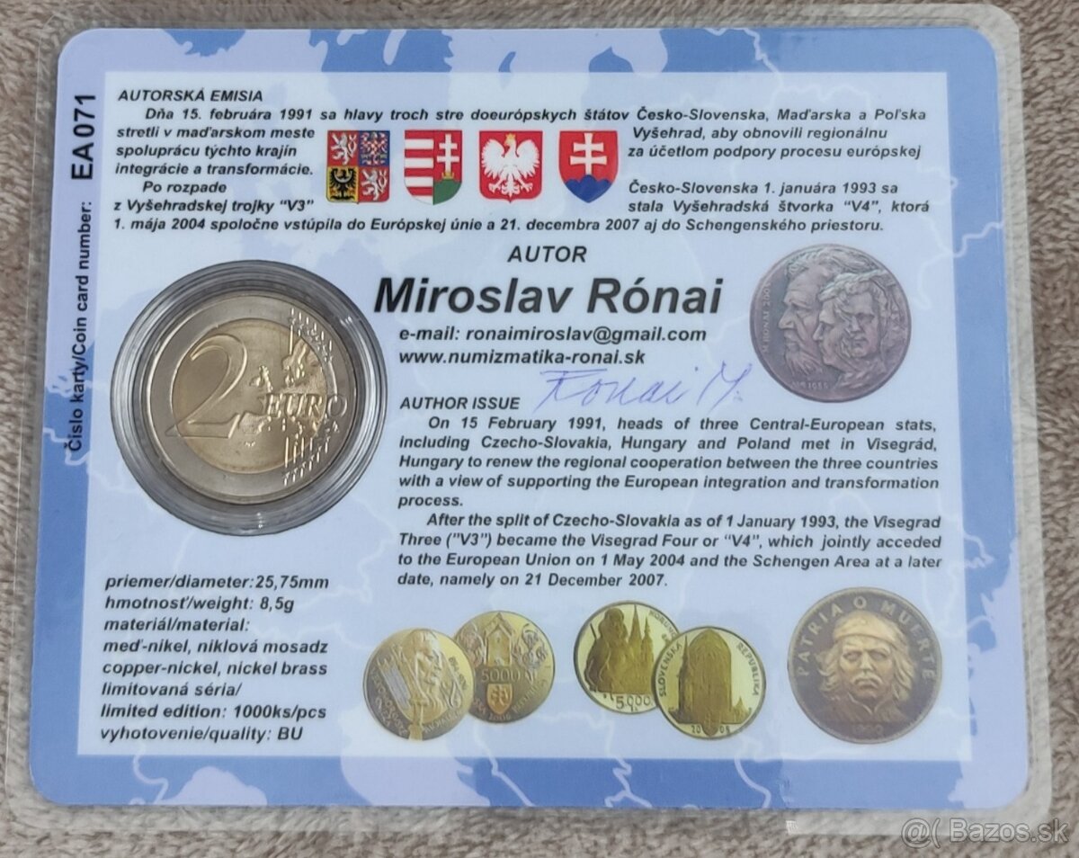 2 Euro Slovensko Coin Card V4 - 2