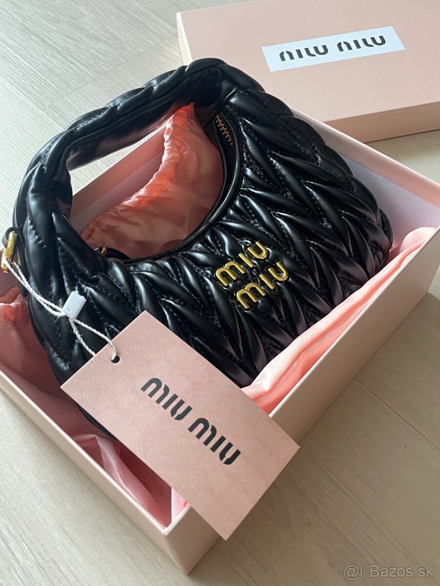 Čierna miu miu wander kabelka - 2