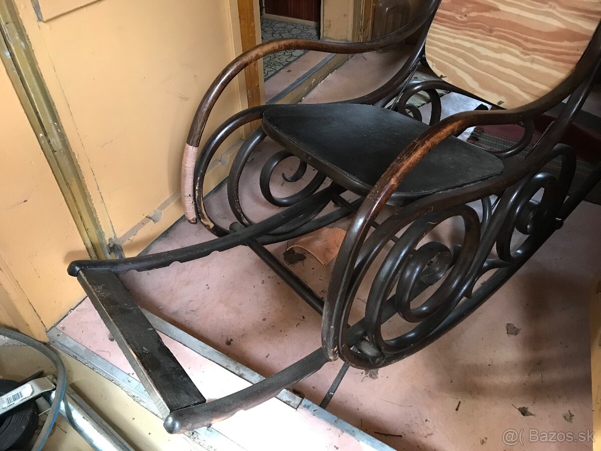 starozitne hojdacie kreslo - 2
