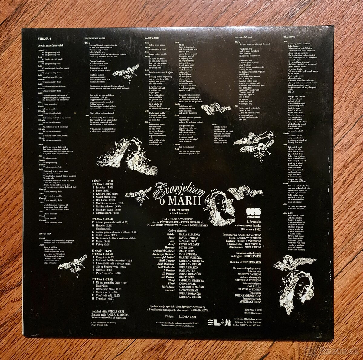 Evanjelium o Márii 2xLP 1992 - 2