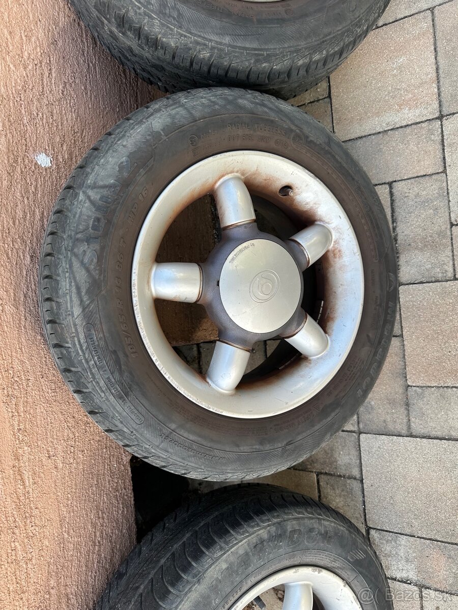 Aludisky Mazda 323 + pneu 185/65 R14 - 2