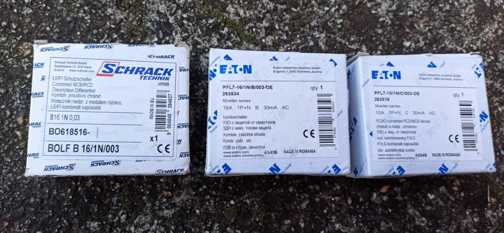 Prúdové chrániče EATON,SCHRACK - 2