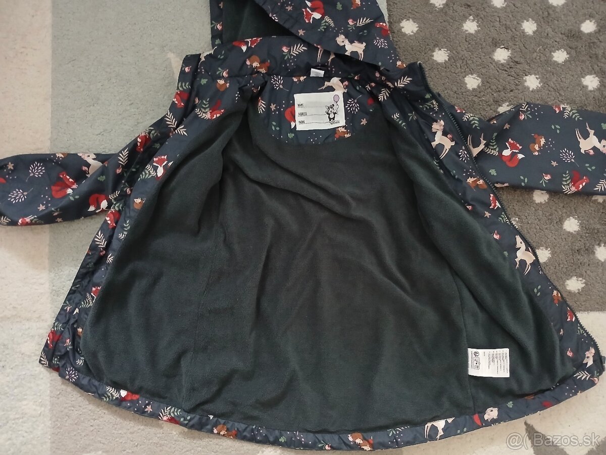 Dievcenska prechodna bunda 128 - 2