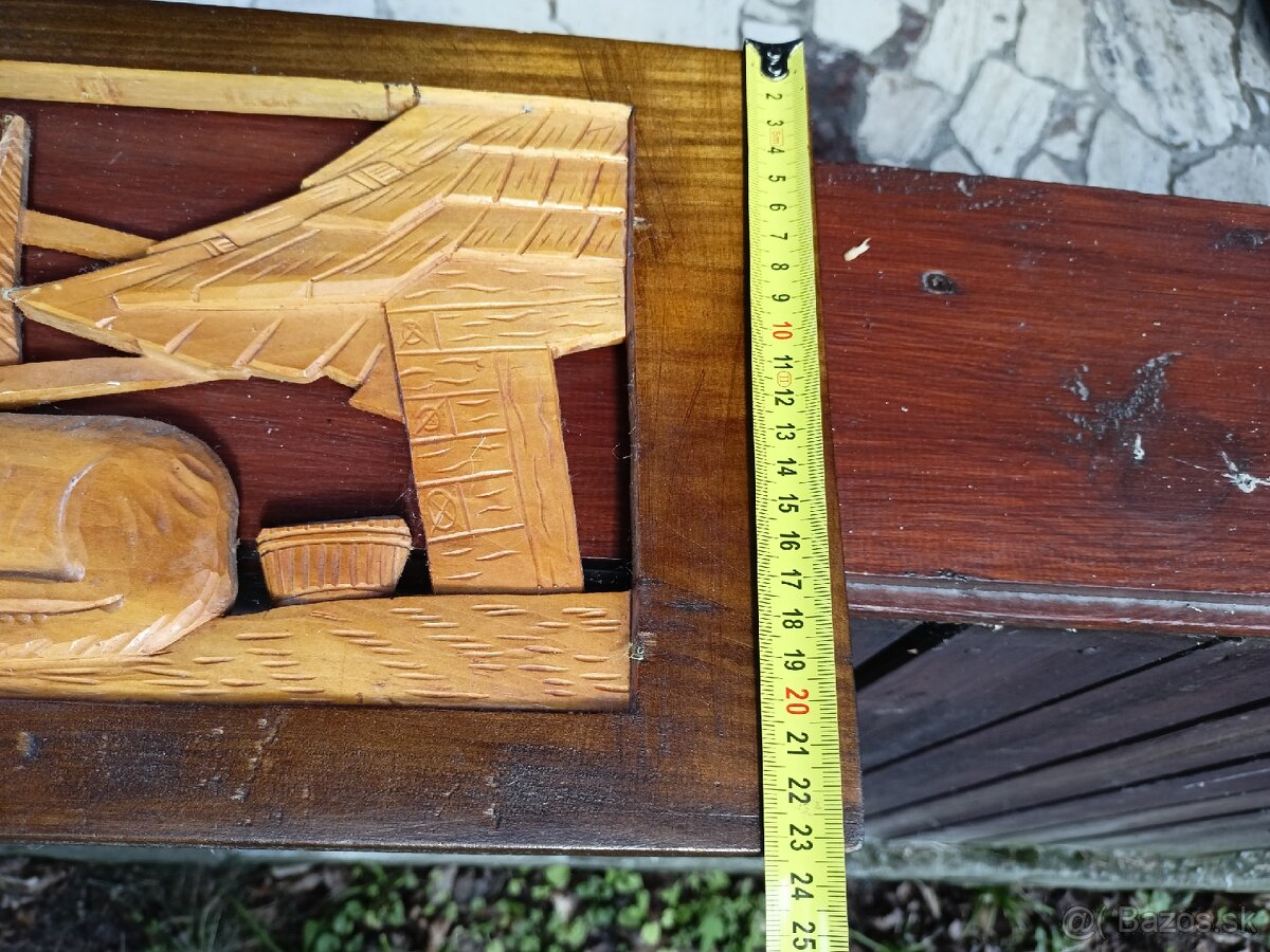 Drevená plastika - obraz - 2