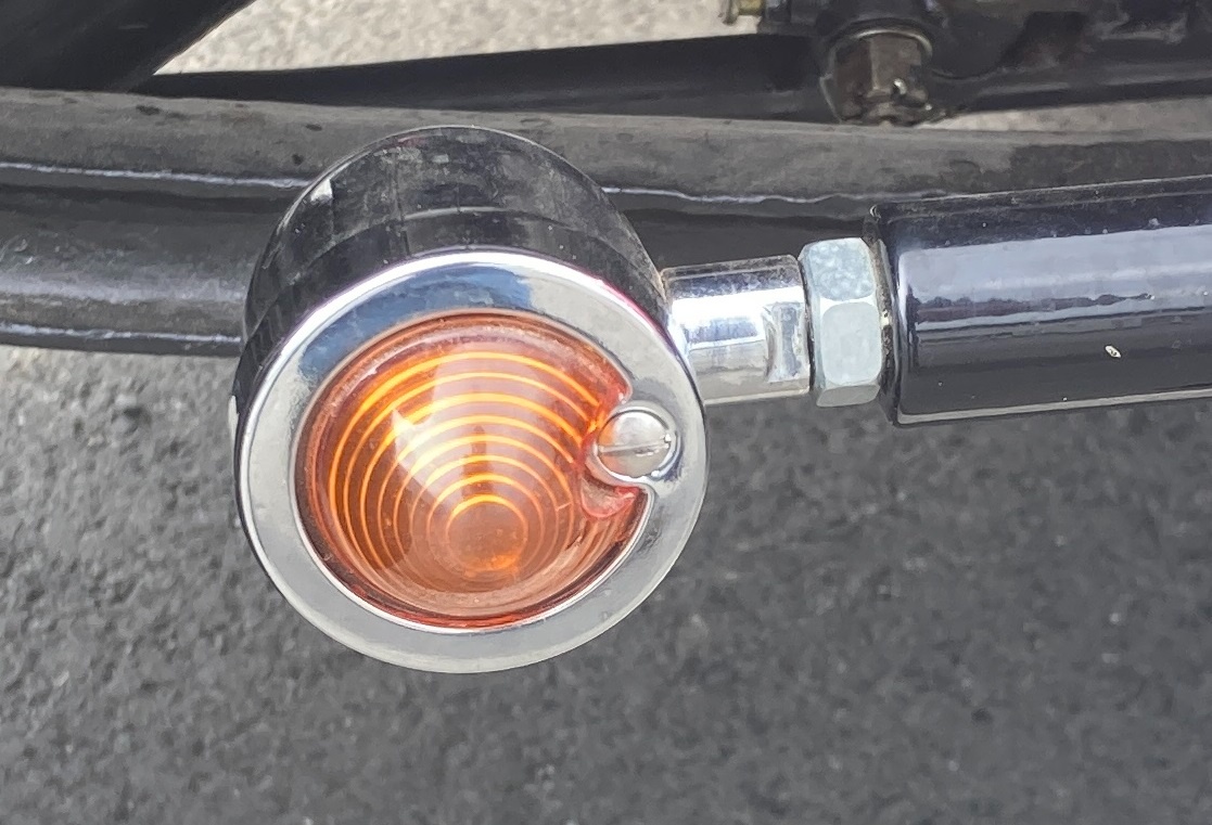 kovové blinkry pro veterány - chromované - 2