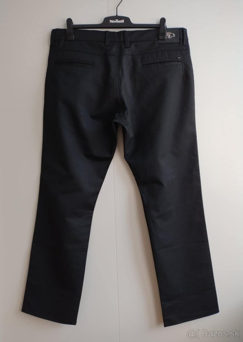 Pánske čierne nohavice (Town Jeans) - 2