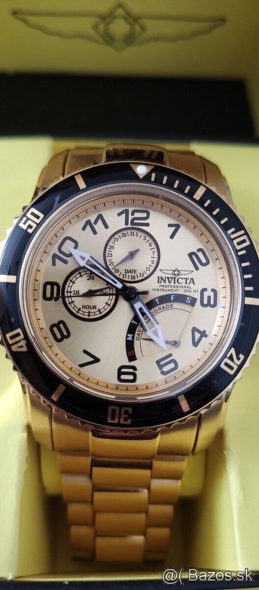 USA Hodinky Invicta 300 m vodotesné, otočné - 2