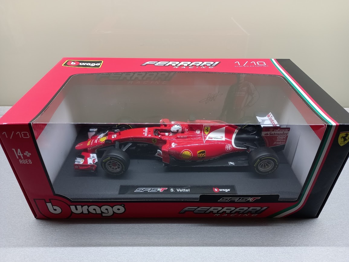 6x F1 FERRARI LECLERC A VETTEL BURAGO 1:18 - 2