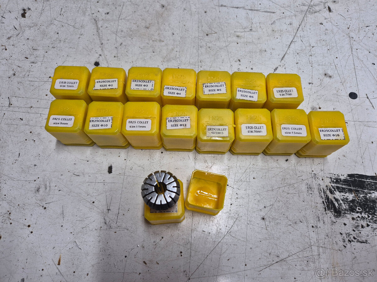 Sada klieštin ER25 - 16ks - 2
