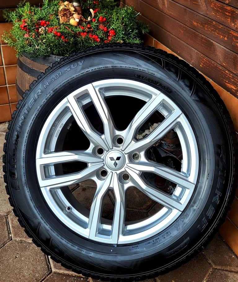 Alu R17 5x114,3 orig. MITSUBISHI ASX + zimné 215/65R17 - 2