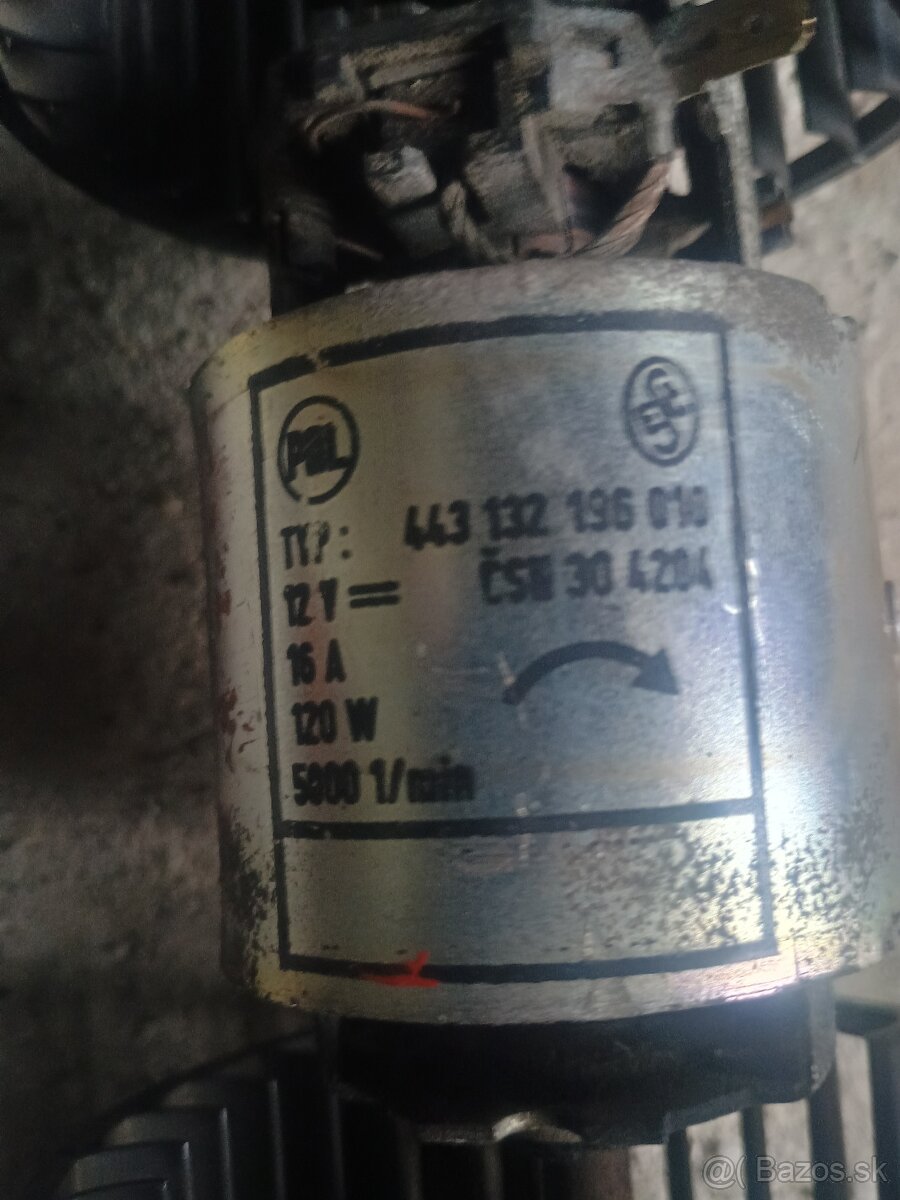 Motorček kúrenia favorit - 2