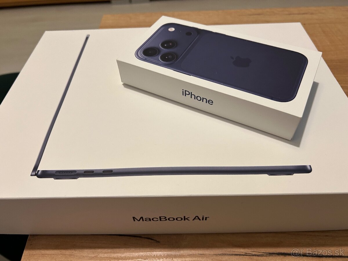 PREDÁM NOVÉ: iPhone 17 Pro (256GB) a MacBook Air M4 (16GB) - - 2