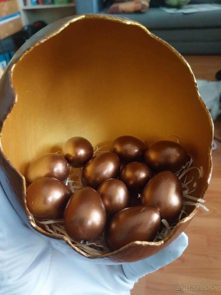 Pštrosie vajce - maľované akrylom - 2