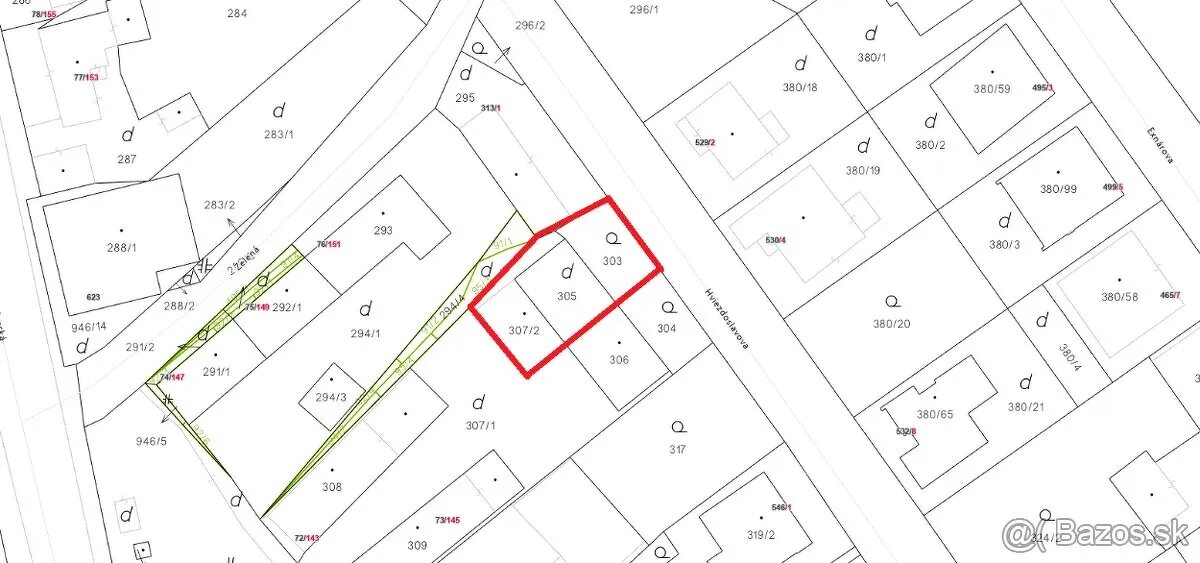 Stavebný pozemok v obci Vidiná - 2