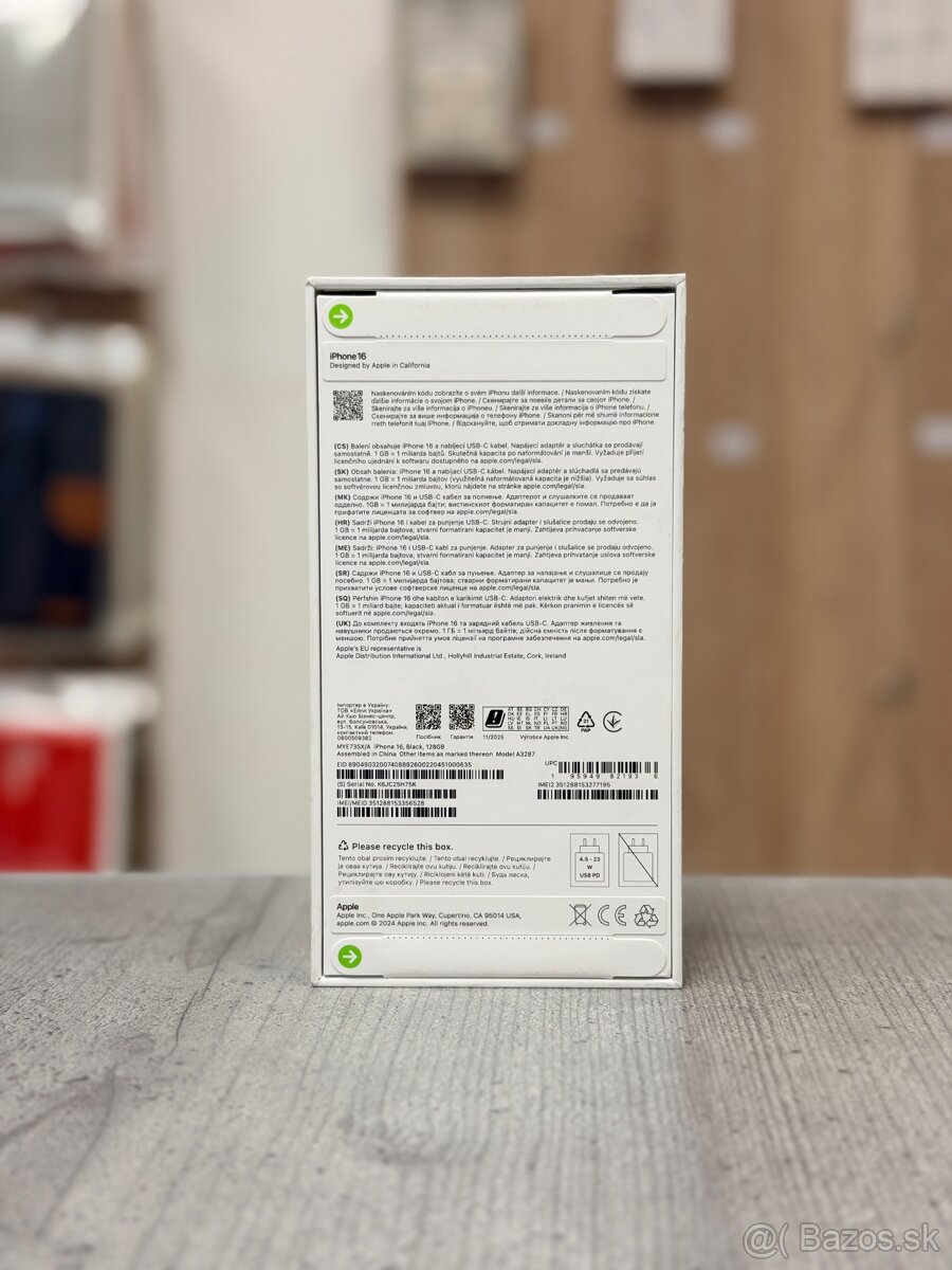 Apple iPhone 16 128GB Black - 2