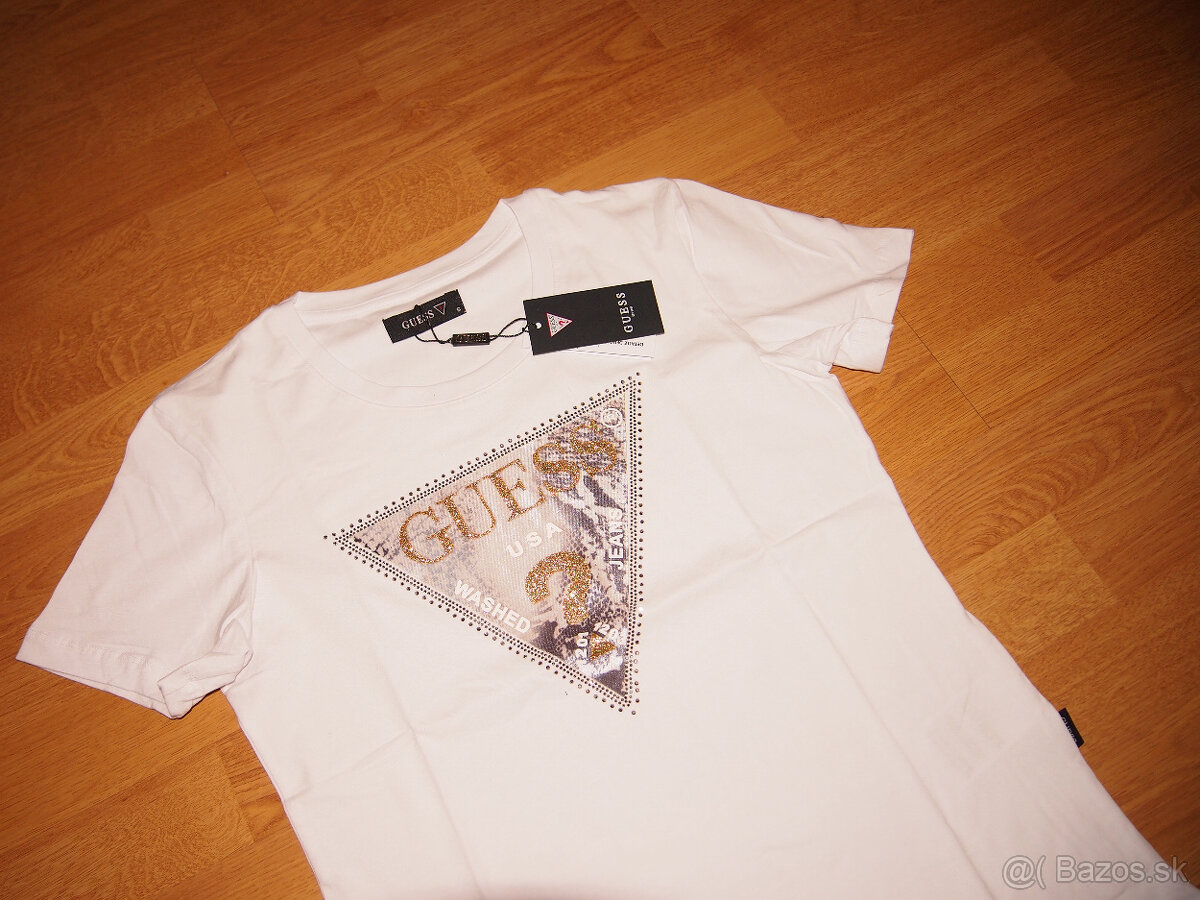 Guess dámske biele tričko - 2