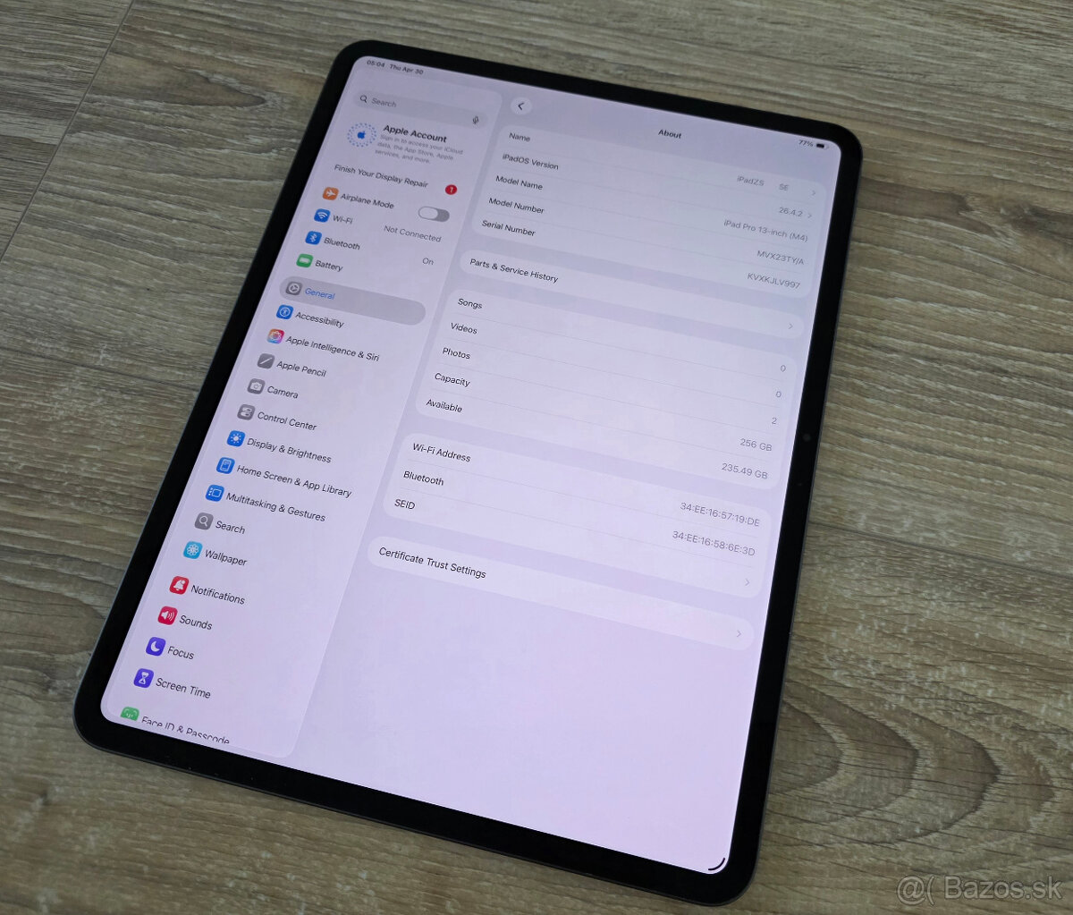 Apple iPad pro 13 M4 256gb - 2