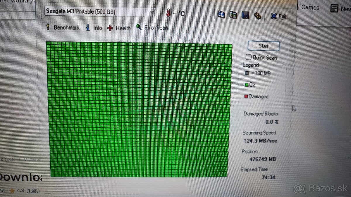 Externý disk Maxtor M3 2.5" 500 GB - 2