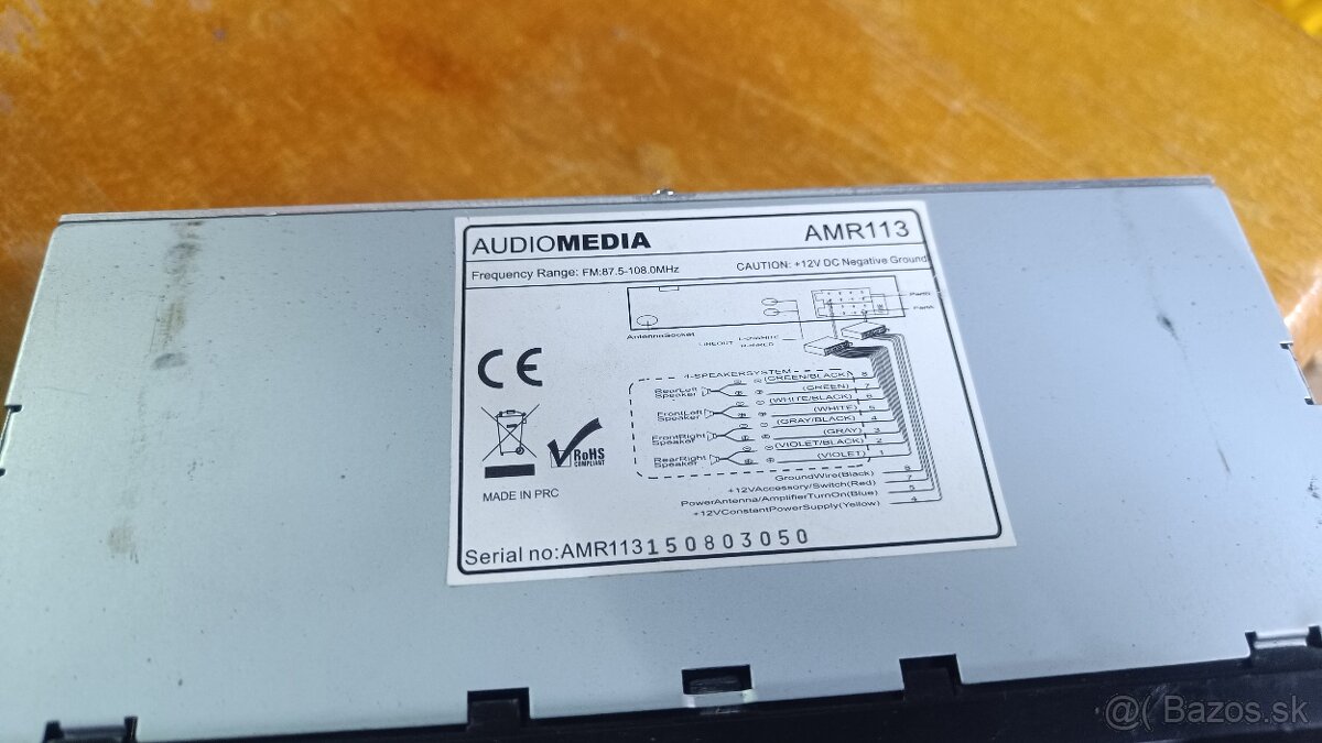 Autorádio AUTOMEDIA AUX usb SD karta - 2